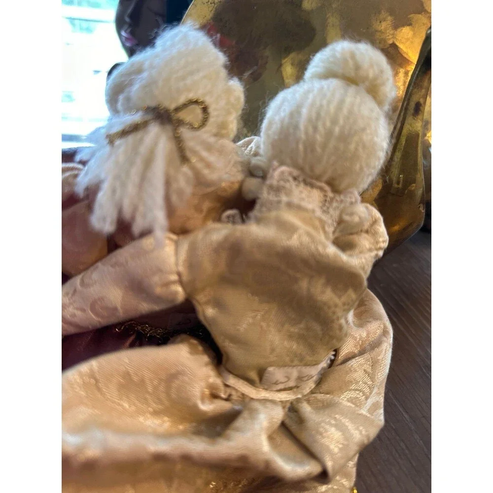 Wayne Kelsi Monkey Porcelain Face Victorian Man and Woman Doll